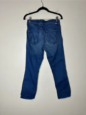 Mother The Insider Crop Step Fray Jeans Women’s Sz 27 thumbnail 7