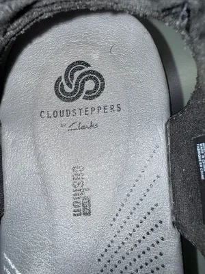Clarks Cloudsteppers Black Gray Sport Sandals thumbnail 8