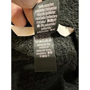 Victoria's Secret Heavenly Popcorn Teddy Knit Lounge‎ Set Black XL - 2pc EUC thumbnail 7