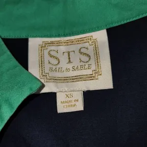 STS Sail To‎ Sable Womens Navy Green Sleeveless Shift Dress XS thumbnail 4