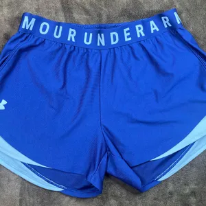 Under Armour Navy Blue Athletic Shorts thumbnail 2