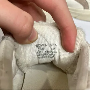 Madewell sidewalk Hightop Sneakers white leather casual unisex women’s‎ size 7.5 thumbnail 9