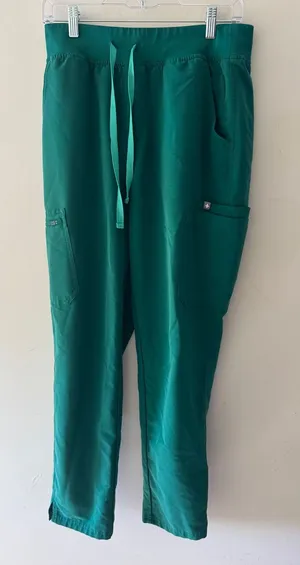 FIGS Yola Skinny Scrub Pants Green Size Medium thumbnail 1