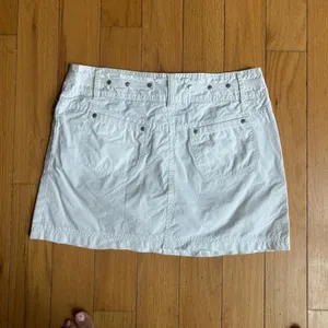 Vintage Y2K French White Cargo Mini Skirt thumbnail 5