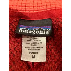 Patagonia R Series Fleece Vest Women’s M Red Zip Regulator Polartec Gorpcore thumbnail 8