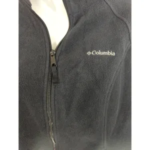 Columbia Benton Springs‎ Full Zip Fleece Black Jacket Women's L Breathable Warm thumbnail 4