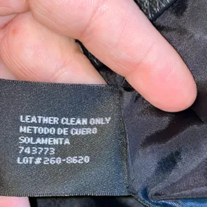 East 5th Black‎ Genuine Leather Button Front Coat Medium thumbnail 6