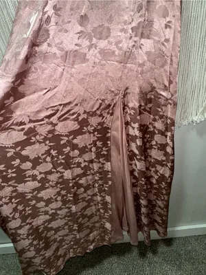 Lulu's Rose Blush Floral Lace Maxi Dress thumbnail 3