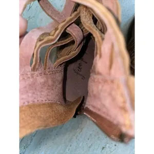 Free People Carrera Bootie Woven Ankle Boots Vintage Tan Leather Size‎ 38 US 7.5 thumbnail 8