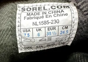 Sorel Firenzy Snow Boots Water Resistant Suede Wool Lined Knee High Brown 7.5 thumbnail 7