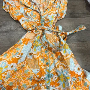 &Merci orange‎ and blue mini dress size S thumbnail 5