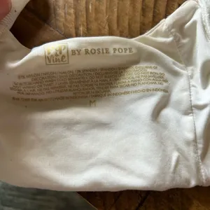 Pip & Vine By Rosie‎ Pope Ivory Nylon Padded Wireless Bra thumbnail 4