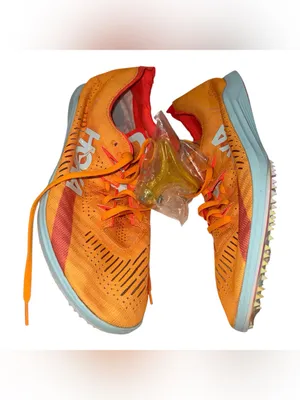 NEW Hoka Cielo X LD Radiant Yellow Camellia RYCM Spike Shoes Men's 13 READ thumbnail 5