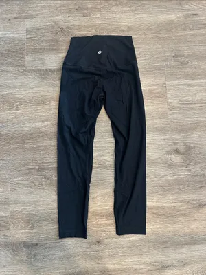Lululemon Ribbed Align Leggings in Black thumbnail 2