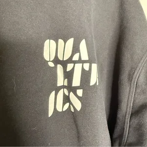 Lululemon x Qualtrics Black Crewneck Sweatshirt Women’s Medium thumbnail 7