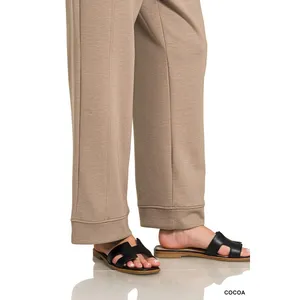 Zenana‎ Scuba 3/4 Sleeve Pullover & Pants Set - Large thumbnail 5