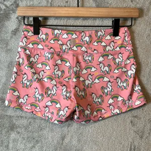 IAB MFG Rainbow Unicorn‎ Workout Shorts Women's Size 4 XS thumbnail 2