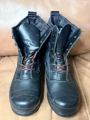 Hunter Black Leather Snow Boots thumbnail 6