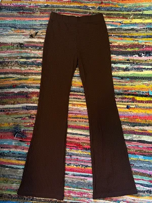 Brown Flared Pants  thumbnail 1