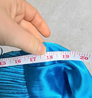 Amur Strapless Blue Midi Dress thumbnail 7