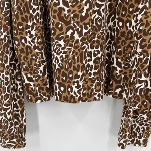 Lilly‎ Pulitzer Chocolate My Favorite Spot Jansen V-Neck Sweatshirt Size Large thumbnail 8