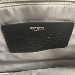 Tumi Stanton Kiran Tote Black Leather Travel Bag thumbnail 10