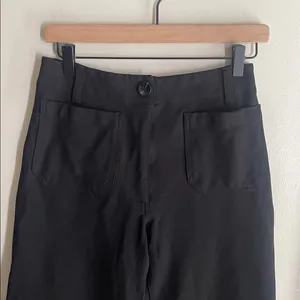 Quince Ultra-Stretch Ponte Cropped Wide Leg Pants thumbnail 5