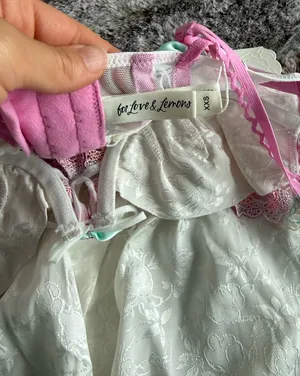 For Love & Lemons festival floral slip Dress thumbnail 4