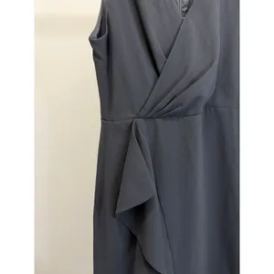 J.Crew 365 Sleeveless Black Faux‑Wrap Crepe Dress Sz14 thumbnail 4