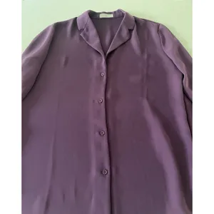 Babaton Aritzia XS Monocle Button Down Shirt Ube Purple thumbnail 4