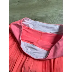 EUC Women Lululemon Pleat To Street Skirt II Grapefruit neon tennis skirt Size 8 thumbnail 8