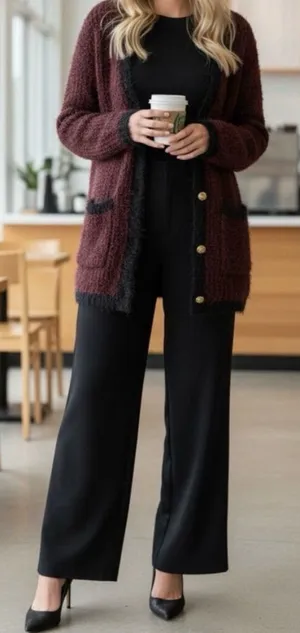 Bishop + Young Bianca Cardigan Sweater V-Neck - NWT - Size XS thumbnail 1