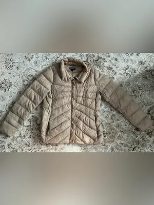 Women's Quilted Puffer Jacket in Beige - Lightweight Warmth🍁🍂 thumbnail 3