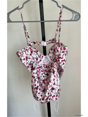 For Love & Lemons X Victoria Secret Melrose Bustier Crop Top Medium thumbnail 3