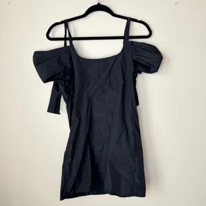 Urban Outfitters Kimchi Blue Monet Bow Strap Mini Dress‎ Black Size Medium Party thumbnail 6