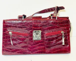 Y2K 2000’s Red Satchel Purse thumbnail 1