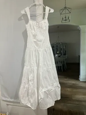 Aritzia White maxi dress thumbnail 4
