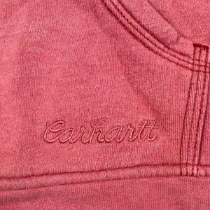 Carhartt Clarksburg 1/4 Zip Hoodie Sweatshirt Medium Red Cozy Casual‎ Workwear thumbnail 5