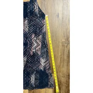 Kyodan Outdoor Leaf Print Mini Dress, Women's Size L‎ Navy Bra Built In Pockets thumbnail 4