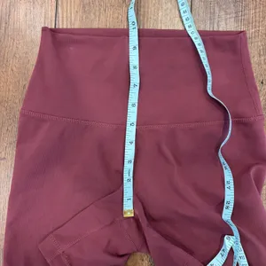 Yogalicious Hi Rise High Waist Legging Biker Shorts Women's Small Mauve $48 thumbnail 5