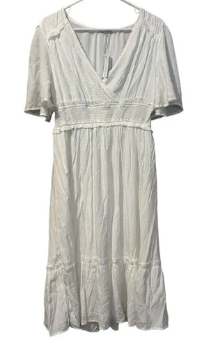 BALTIC BORN‎ Midi Dress Women Size 2XL Peasant Prairie Beach Travel NWT thumbnail 1