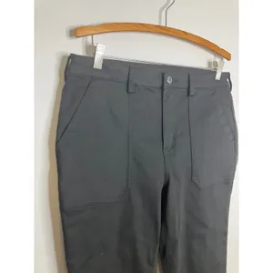 Duluth Trading Co Pants Womens 12 Black Excellent Utility Stretch Straight Leg thumbnail 2