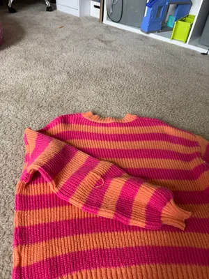 Shein Striped Hoodie thumbnail 3