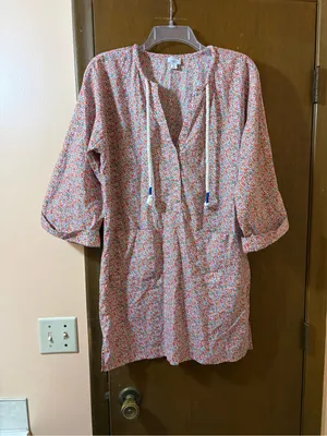 J. Crew Liberty Fabric Eloise Floral Beach Cover-up Dress thumbnail 2