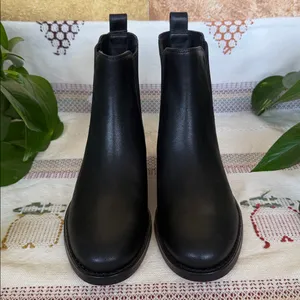 NEW Coach Women’s Meredith Signature Canvas Chelsea Ankle Black Boots, Size 6B thumbnail 3