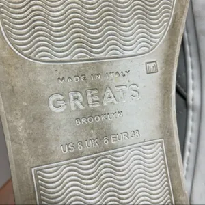 Greats Brooklyn Gray Slip On Shoe Flat Made in Italy US Size 8 EUR 38 thumbnail 4