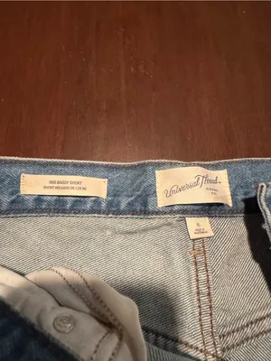 Universal thread: Light Blue Distressed Denim 90’s Baggy Shorts thumbnail 5