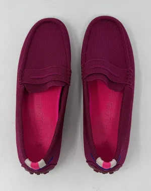 Rothy's The Driver Penny Loafer Sangria Purple Pink Sustainable Women Size 7.5 thumbnail 1