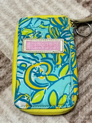 Lilly Pulitzer Tropical Blue Wallet thumbnail 1