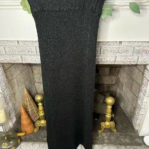 Bohme Charlotte Knit Maxi Skirt XS NWT Black Stretch Modest Minimalist thumbnail 3